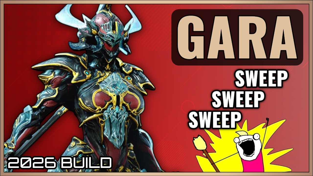 WARFRAME | GARA PRIME SWEEP SWEEP SWEEP BUILD GUIDE! 2026 BUILD