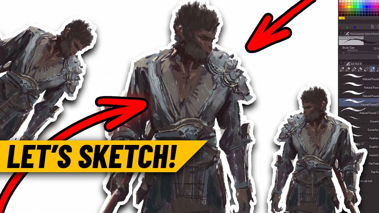 THE DESTINED ONE | Black Myth: Wukong【Sketch with me | ASMR | Real-time】