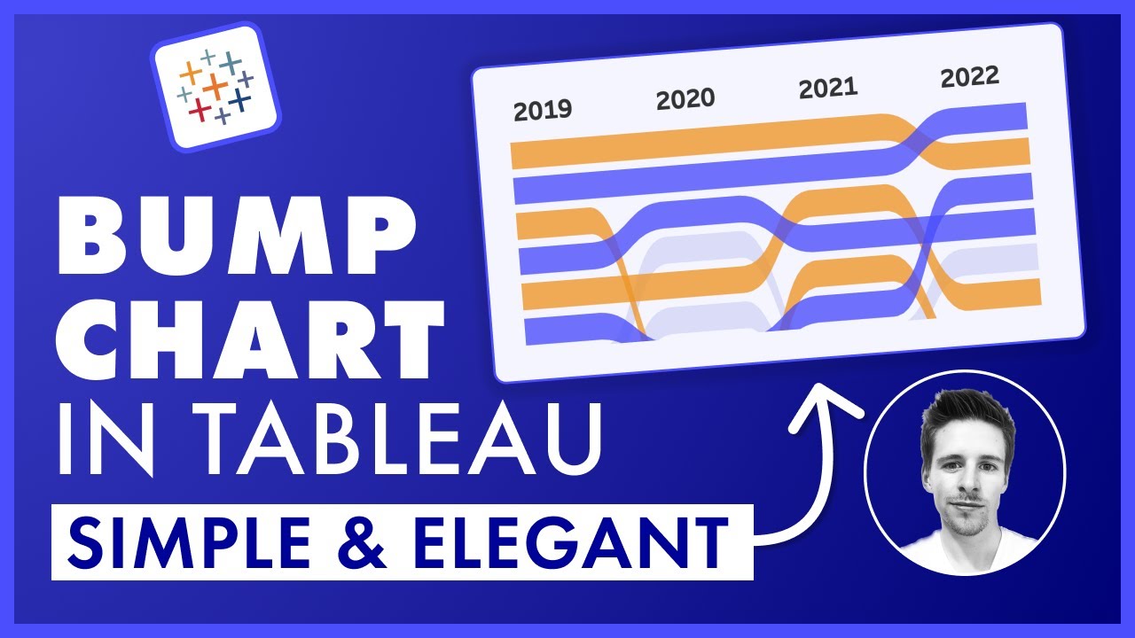 Create Bump Charts in Tableau in no time | Tutorial