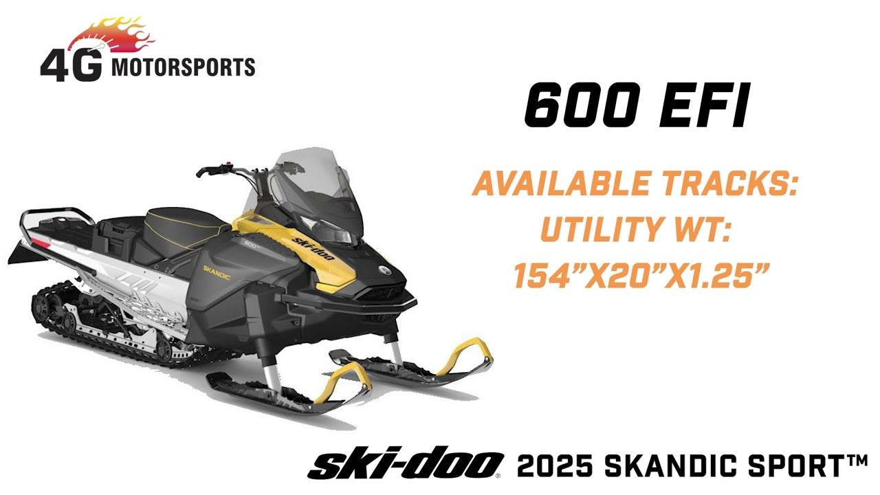 2025 Ski-Doo Skandic Sport | Utility Meets Performance!