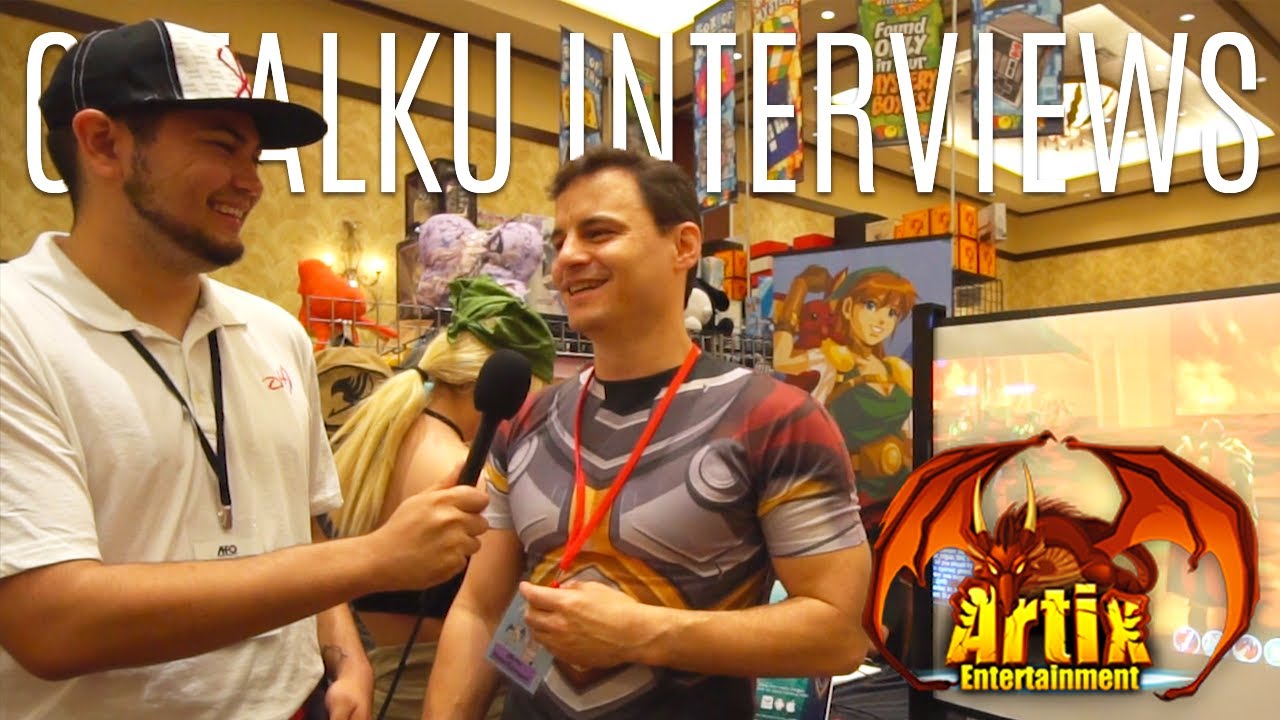 Meet Artix of Adventure Quest! | AFO 2017 | Ohtalku Interviews