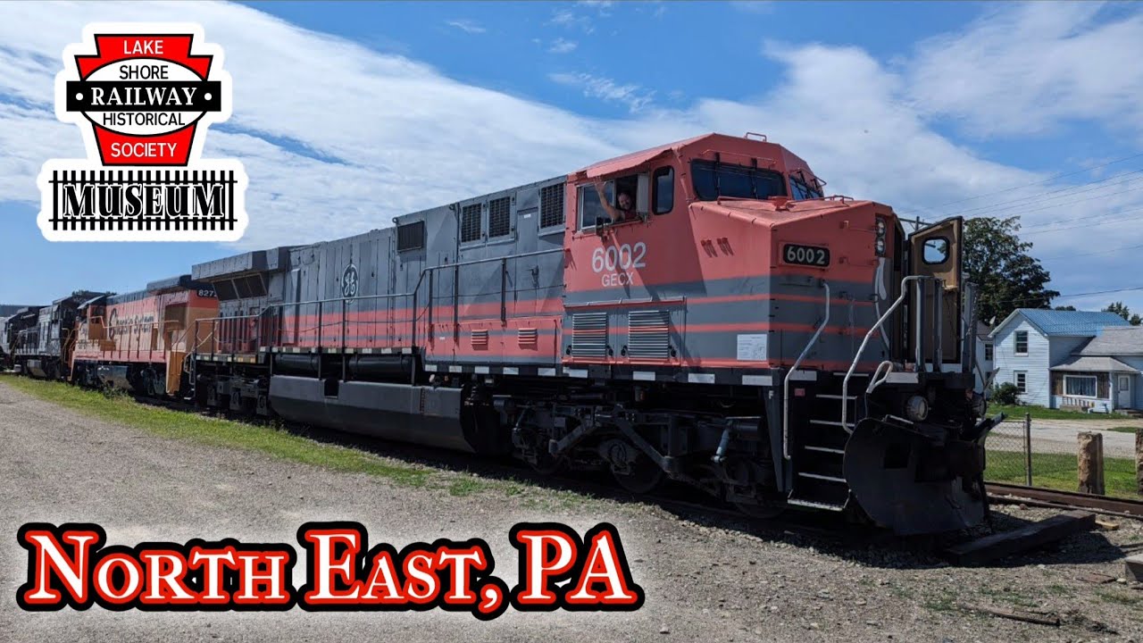 Catching & Checking Out Trains At The Lake Shore Railway Museum - North East, PA