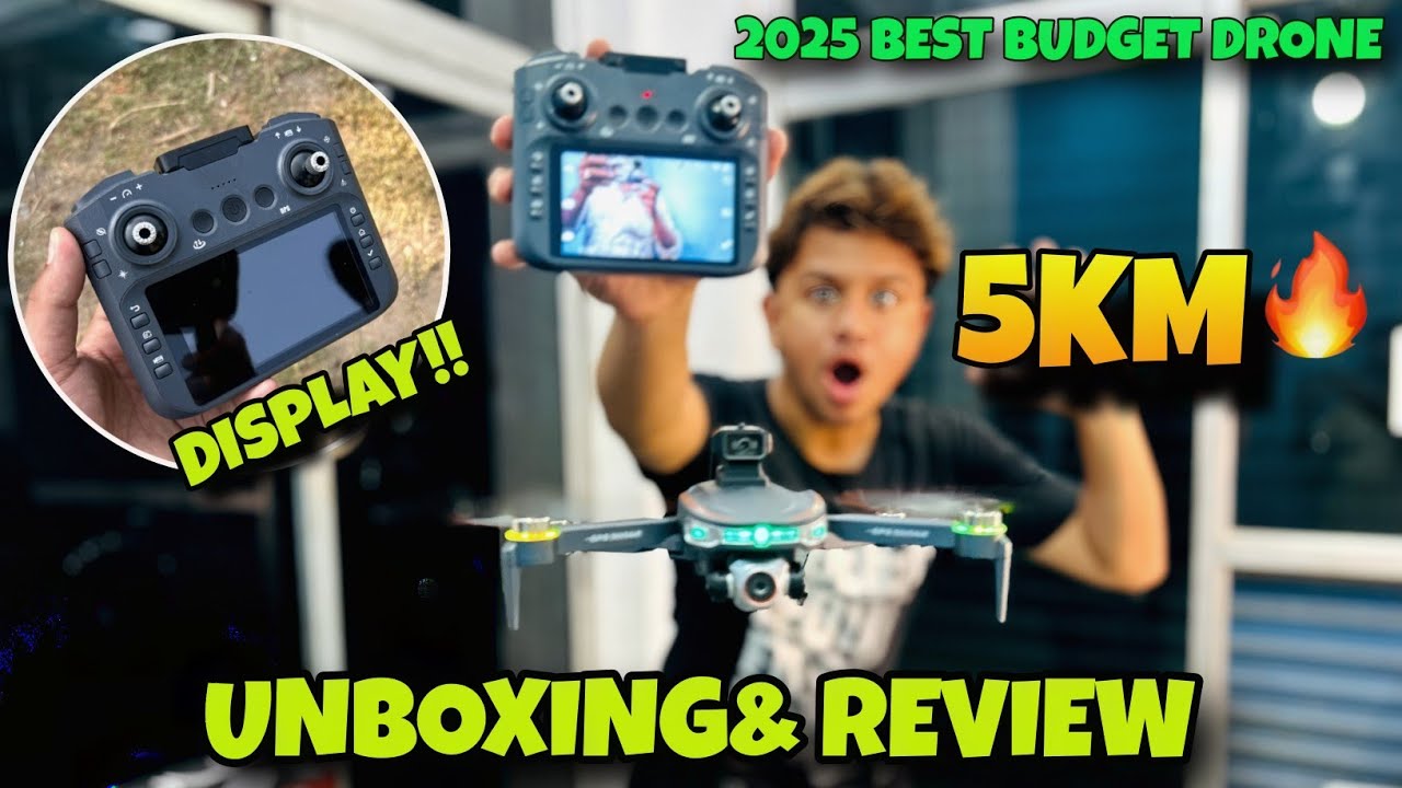 S28 Gps Drone 5000m range🔥 | Dual battery | 4K ultra hd full UNBOXING details 😱🚀