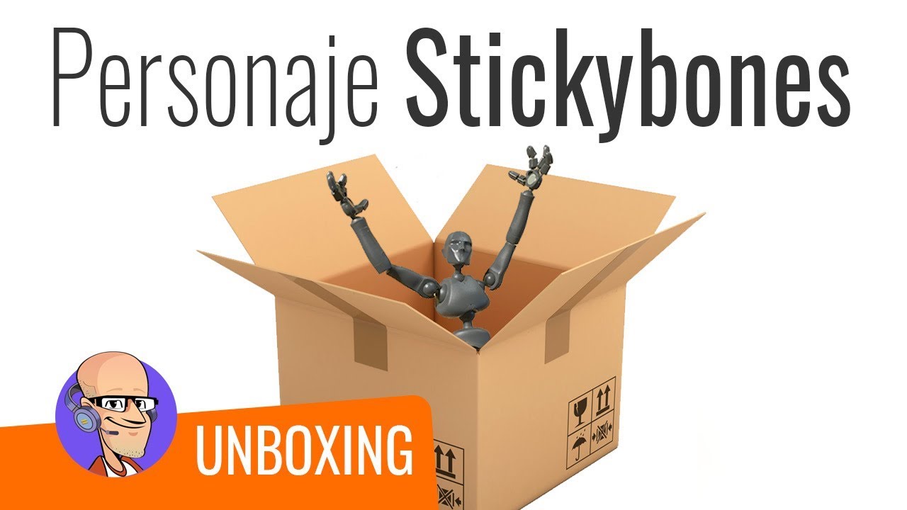 Stickybones de Personajes para Animación 3D y Stop Motion