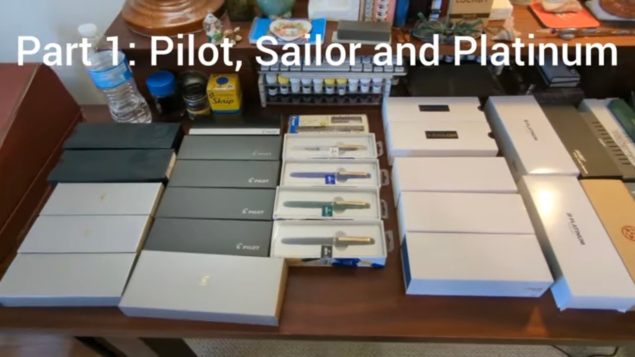 Pens I'm Taking to the Pen Show - Part 1: Pilot, Sailor and Platinum