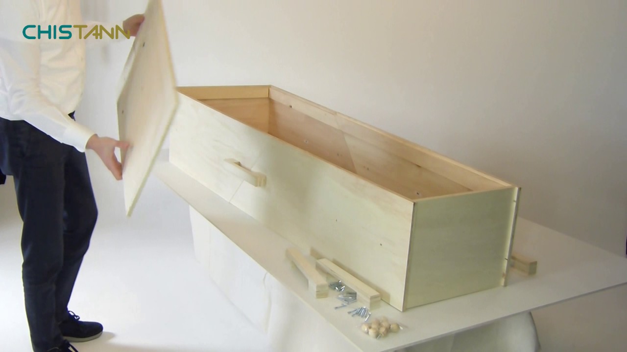 CHISTANN Coffin In a Box dhz-grafkist in een postpakket