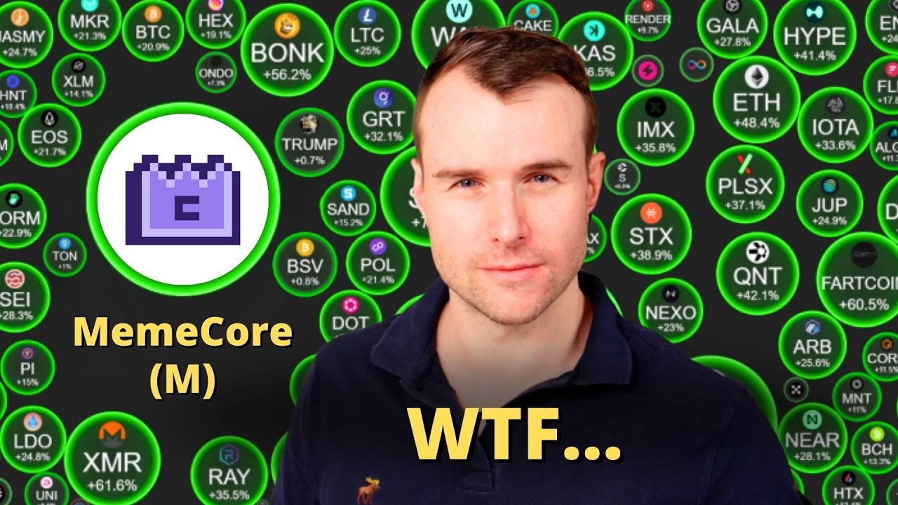 Why MemeCore Is Up... 🤩 M Crypto Token Analysis