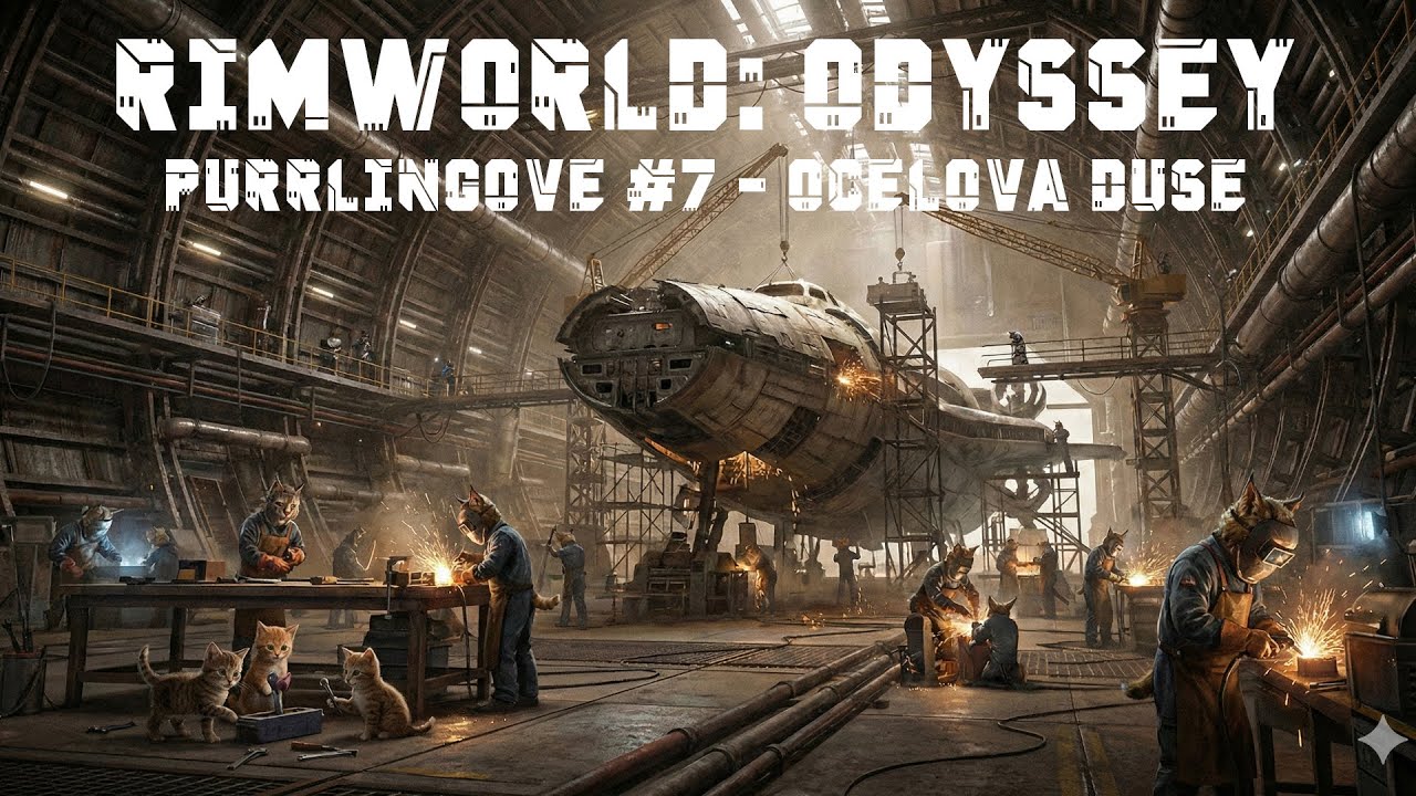 RimWorld: Odyssey - Purrlingové #7 - Ocelová duše