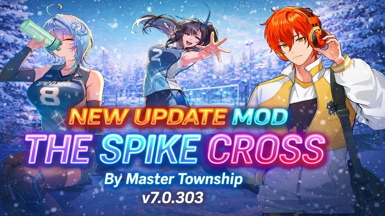 MOD APK THE SPIKE CROSS 7.0.303 - АВТОМАТИЧЕСКАЯ ПОБЕДА (MY+, EN+, BALL)