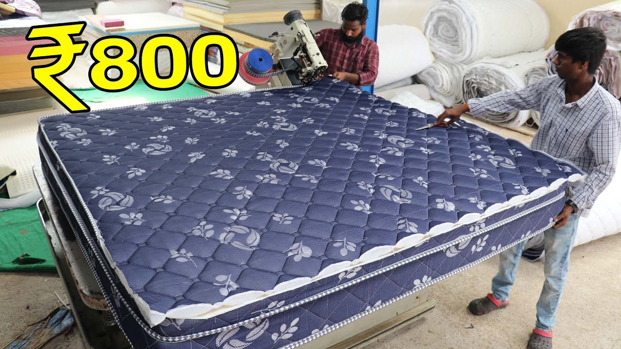 800 కే మెత్తటి పరుపు | Hanuman Bed Works | Biggest Mattress Factory in Hyderabad ఒక్క పరుపు కొరియర్