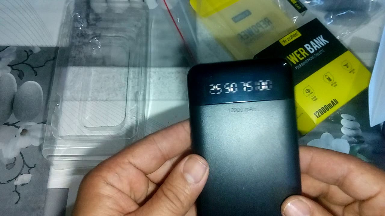 Power bank 12000mAh Zatec مراجعة