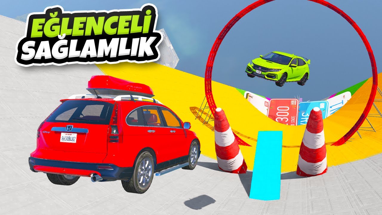 Honda Ailesi Arabalar Eğlenceli Sağlamlık Testinde - GTA 5