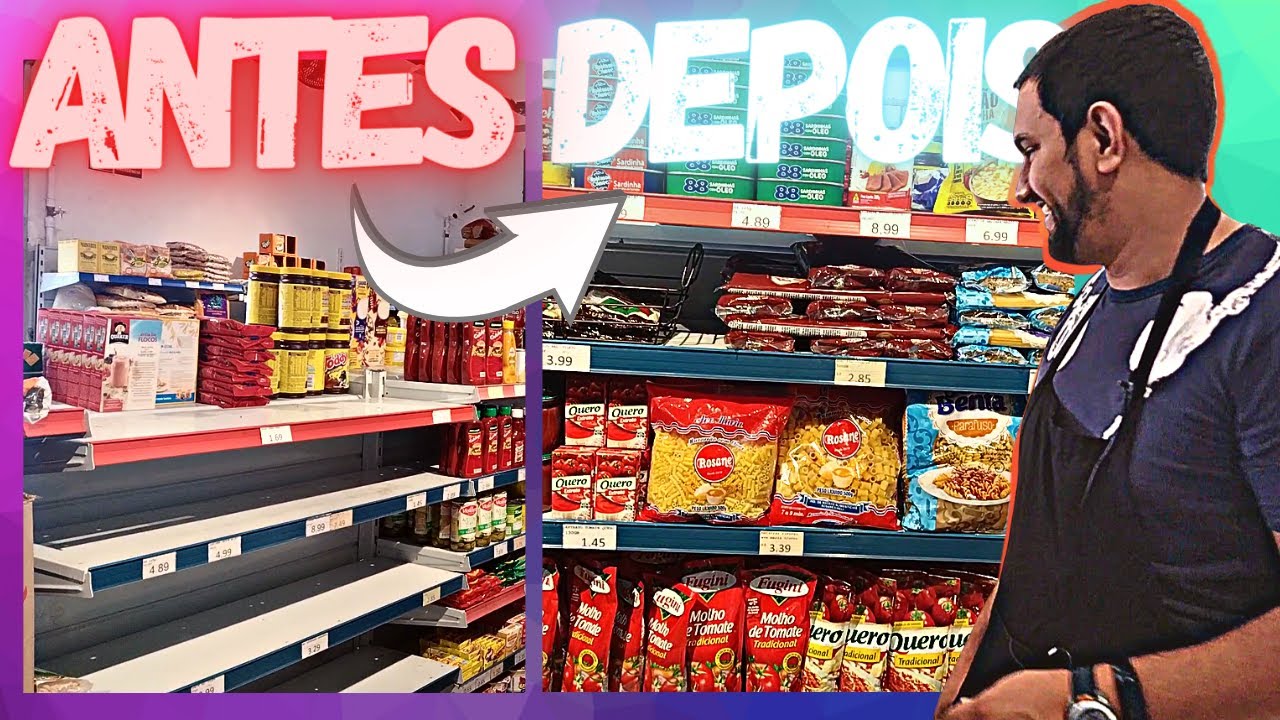 COMO ARRUMAR SUA PRATELEIRA ✅ COME&Ccedil;ANDO DO ZERO ,MUDEI AS MERCADORIAS DE LUGAR