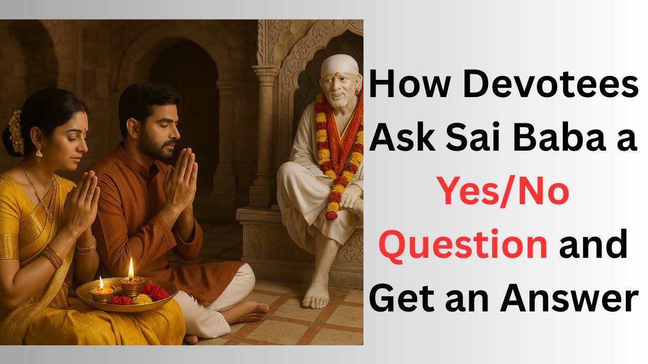 How to Ask Sai Baba a Yes/No Question and Get an Answer