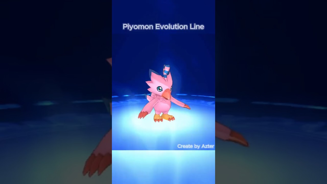 Piyomon Evolution Line - Digimon Story Cyber Sleuth