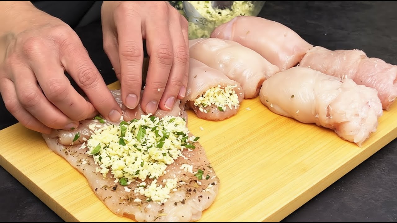 Hast du Hähnchenbrust? Mach leckere Romantische zum Abendessen nach Restaurantart!