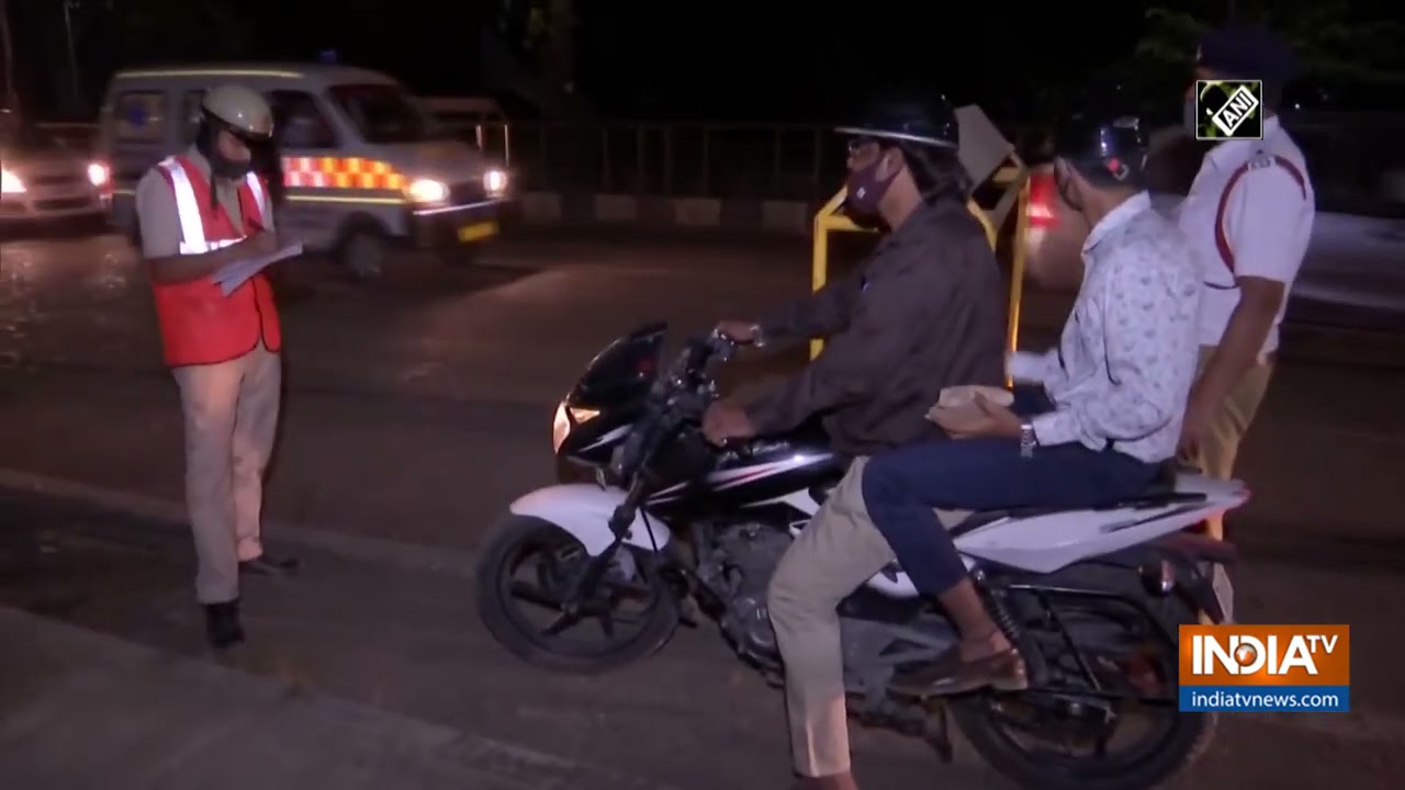 COVID-19: Police increases surveillance in Karnataka amid night curfew