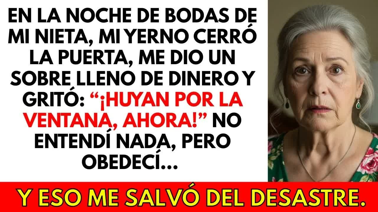 Mi yerno me dio un sobre con dinero y gritó： “¡Huyan por la ventana, rápido!”