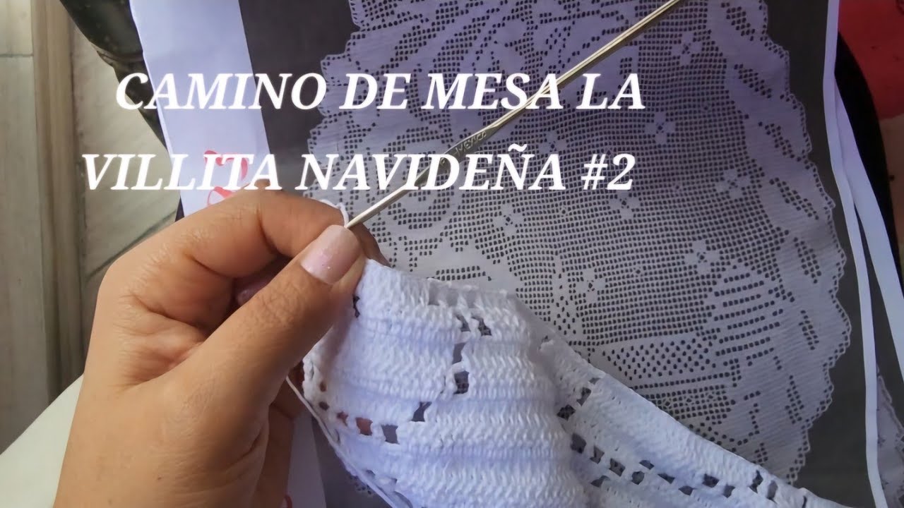 CAMINO DE MESA NAVIDEÑO la villita tutorial