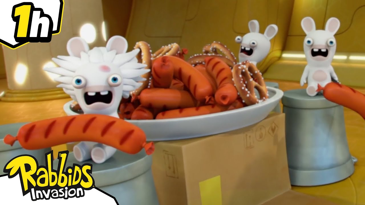 ¡Se abre la temporada de barbacoas! 🔥| Rabbids La Invasión 🐰 | Recopilación 60mn | Dibujos animados