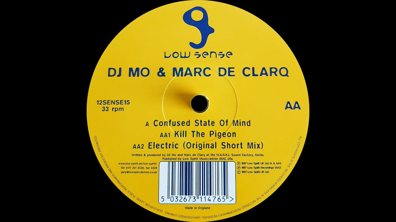 [Techno] DJ Mo & Marc De Clarq - Confused State Of Mind [Low Sense] (1997)