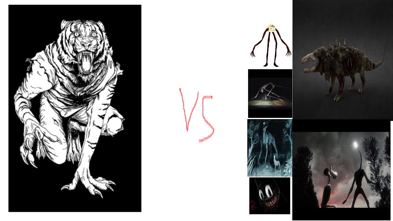 dios tigre CINDAKU vs cartoon cat, light head, scp 682, contry road creatures entre otros 2/4