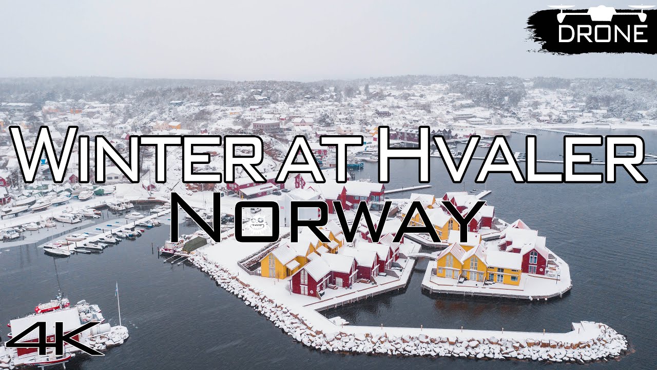Winter at Hvaler and Skjærhalden - Cinematic Drone Video, Norway, 4k