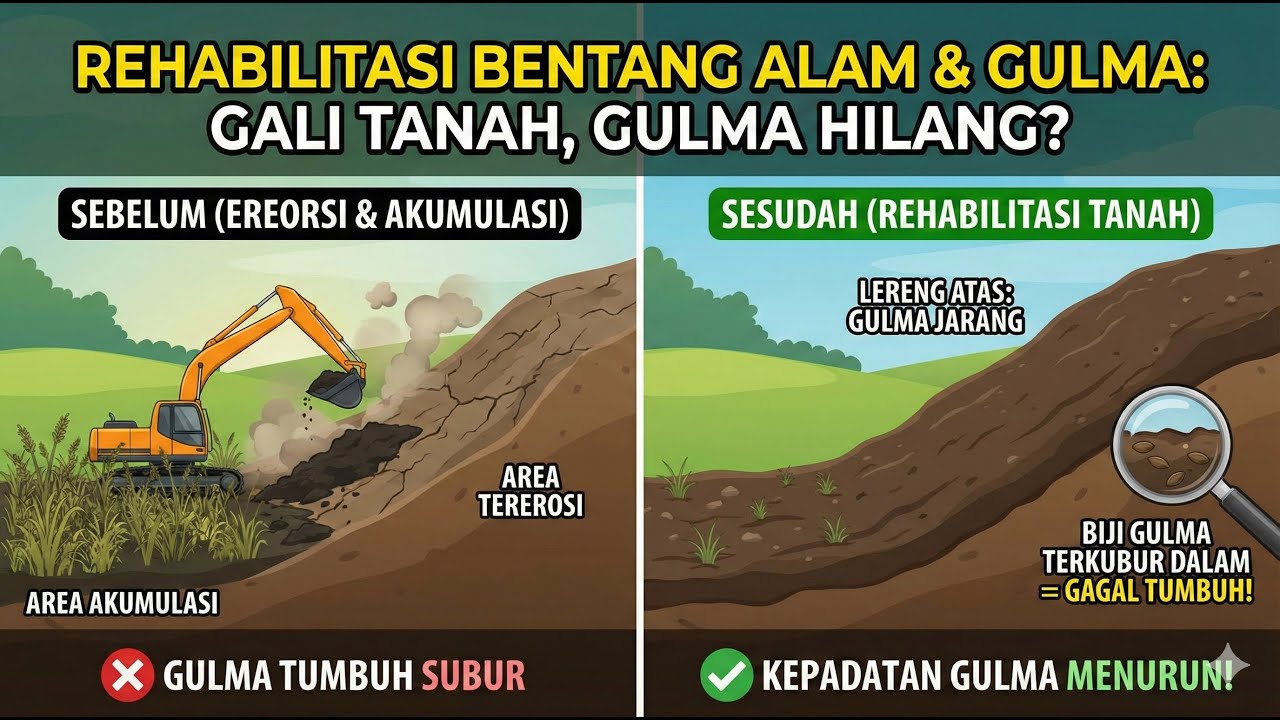 Rehabilitasi Lahan Tererosi dengan METODE Ampuh Gali Tanah!