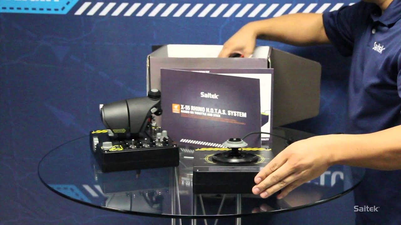 Saitek X-55 Rhino Unboxing
