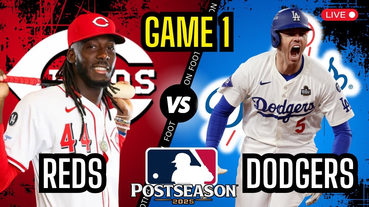 Cincinnati Reds vs Los Angeles Dodgers - Game 1 - Live Stream