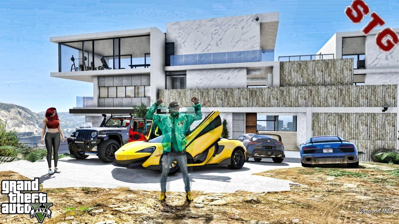 GTA 5 REAL LIFE CJ MOD #172 - BUYING A NEW HOUSE!!!(GTA 5 REAL LIFE MODS)
