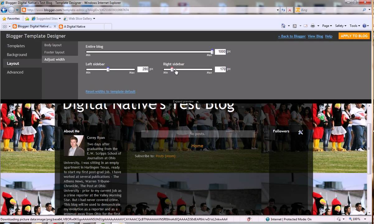 Digital Native: Designing Your Blogger