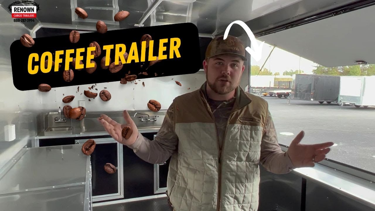 Brew on the Go: Our Custom Built Mobile Coffee Trailer Will Wow Your Guests