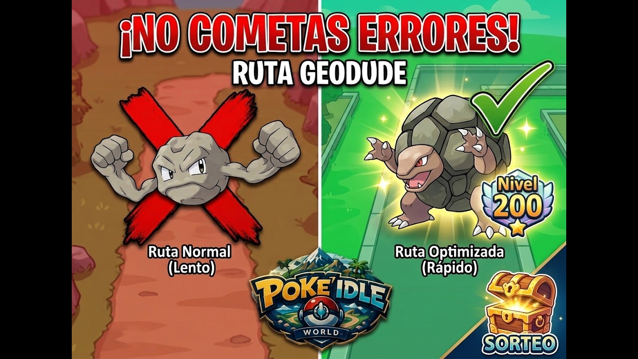 ⏩ &iexcl;NIVEL 200 en Poke Idle World EN 2 D&Iacute;AS! 🚀 Gu&iacute;a Paso a Paso