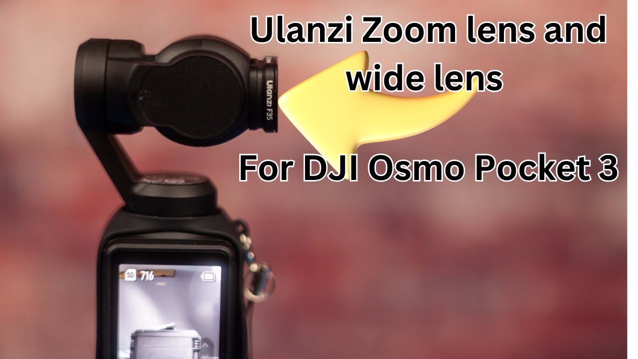 Ulanzi Wide and Zoom lens for DJI Osmo Pocket 3!