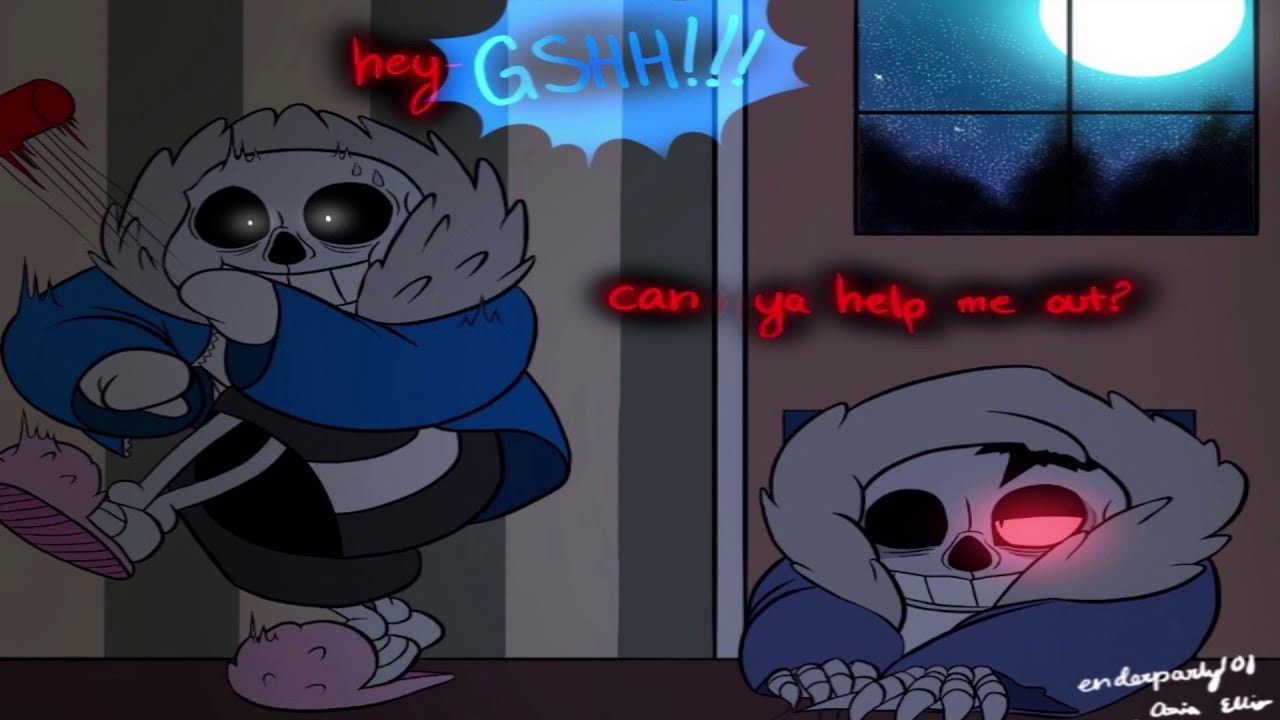 Undertale Comic Dub Horror Gets Stuck In A Doggy Door