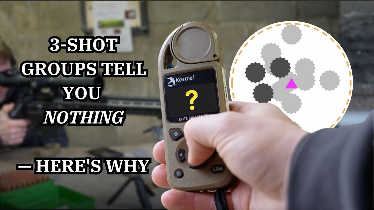 3 Shot Groups Tell you Nothing - Heres Why!
