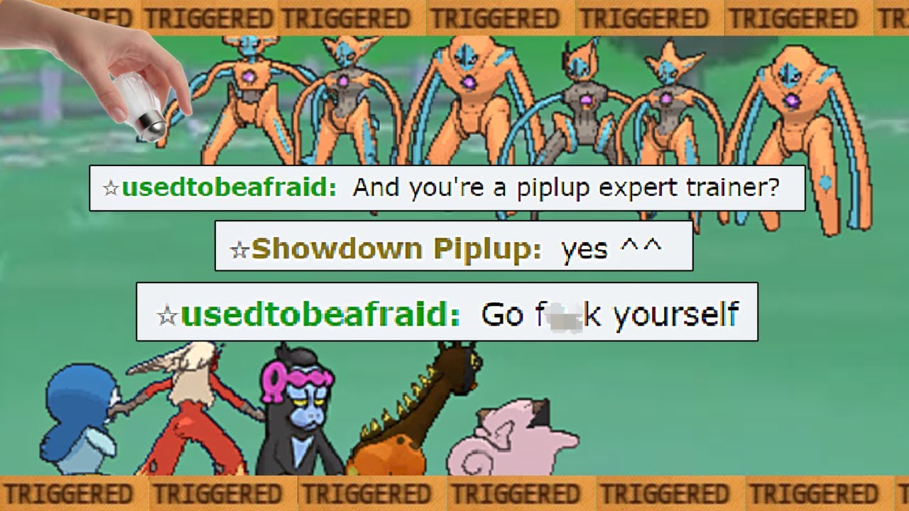 1 Piplup Sweeps A Full Deoxys Salty Team Spammer On Pokemon Showdown
