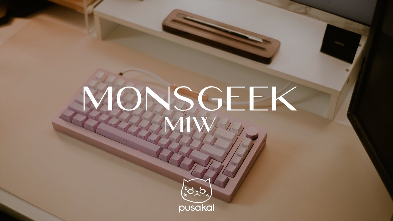 Monsgeek M1W Unboxing and Typing Test ASMR