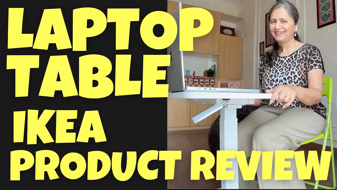 Roll It To Any Room ! Height Adjustable Table IKEA Bollsidan