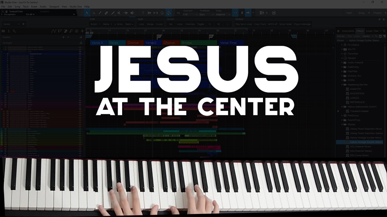 Jesus at the Center - Israel Houghton - Full Band Instrumental