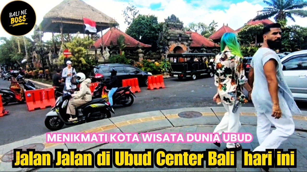 Menikmati keindahan dan jalan jalan di Ubud center Bali siang ini 