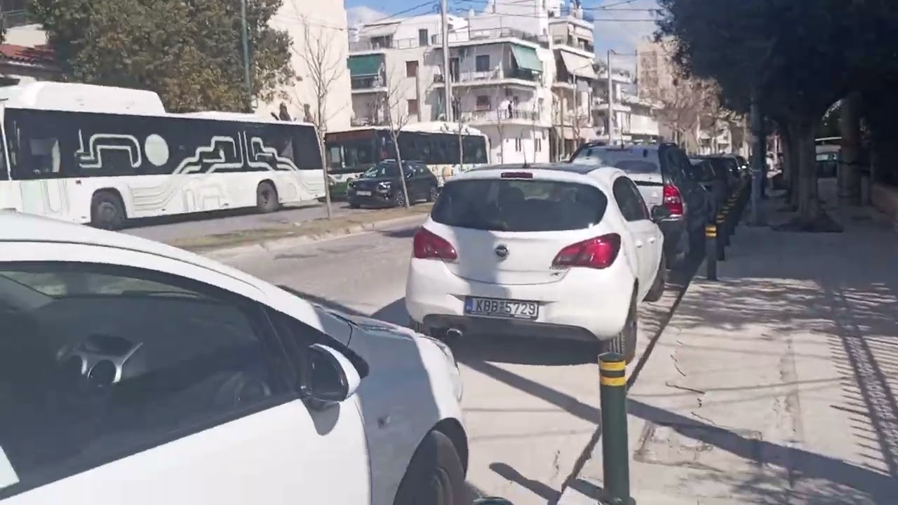 Στ.Αγ.Αντώνιος - 6η Ζωοδόχου Πηγής διαδρομή με το τρόλεϊ αλλά με τα πόδια 