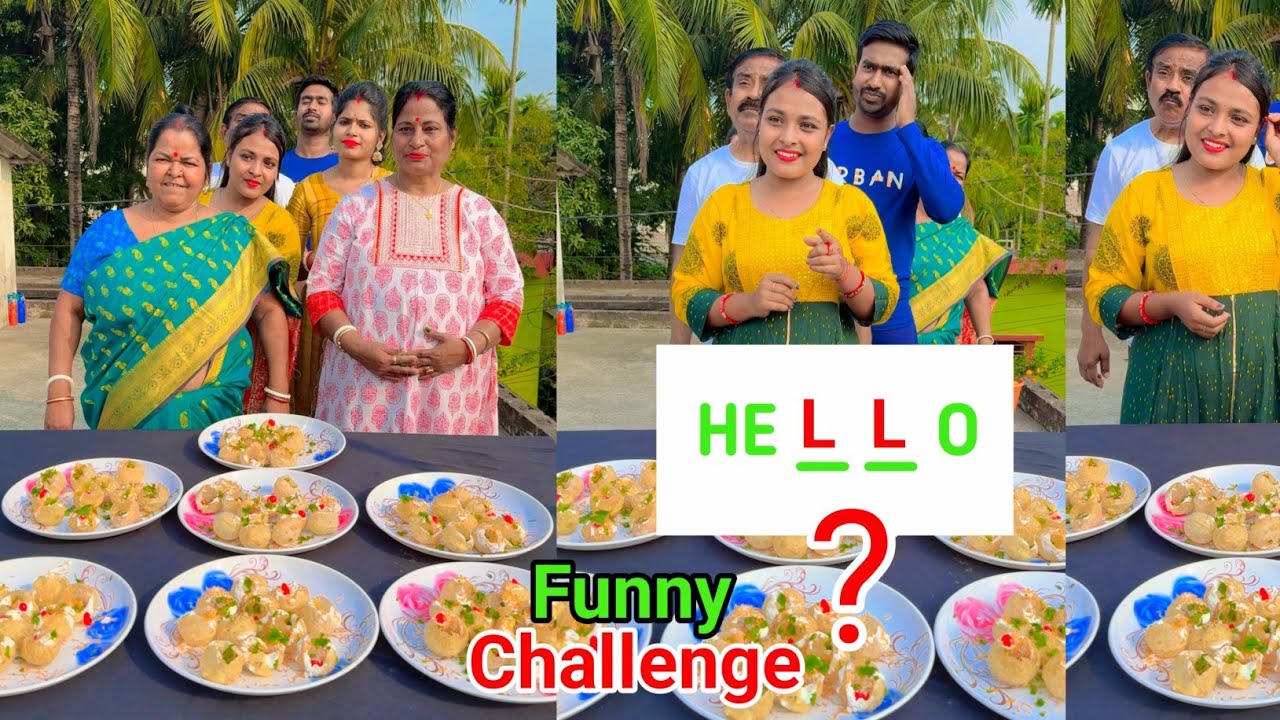 Fill In The Blanks Funny Challenge Video