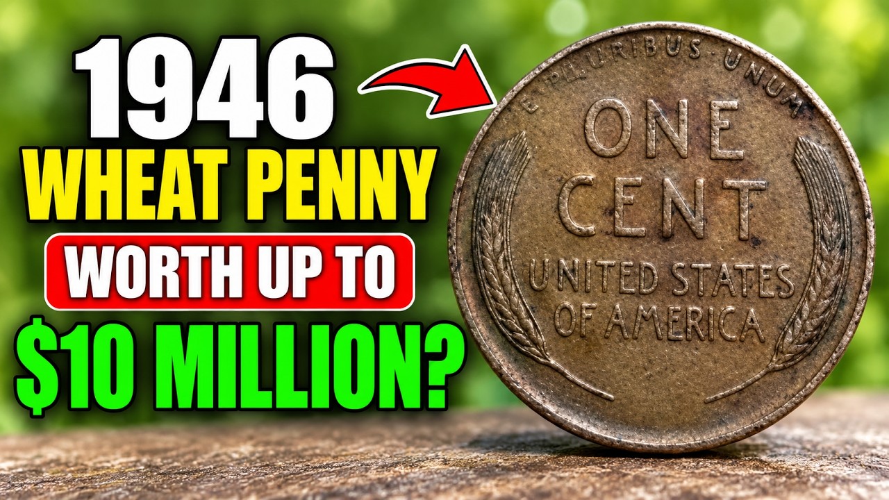 Top 3 1946 Wheat Penny Coins Worth Big Money? Rare No Mint Mark Value!