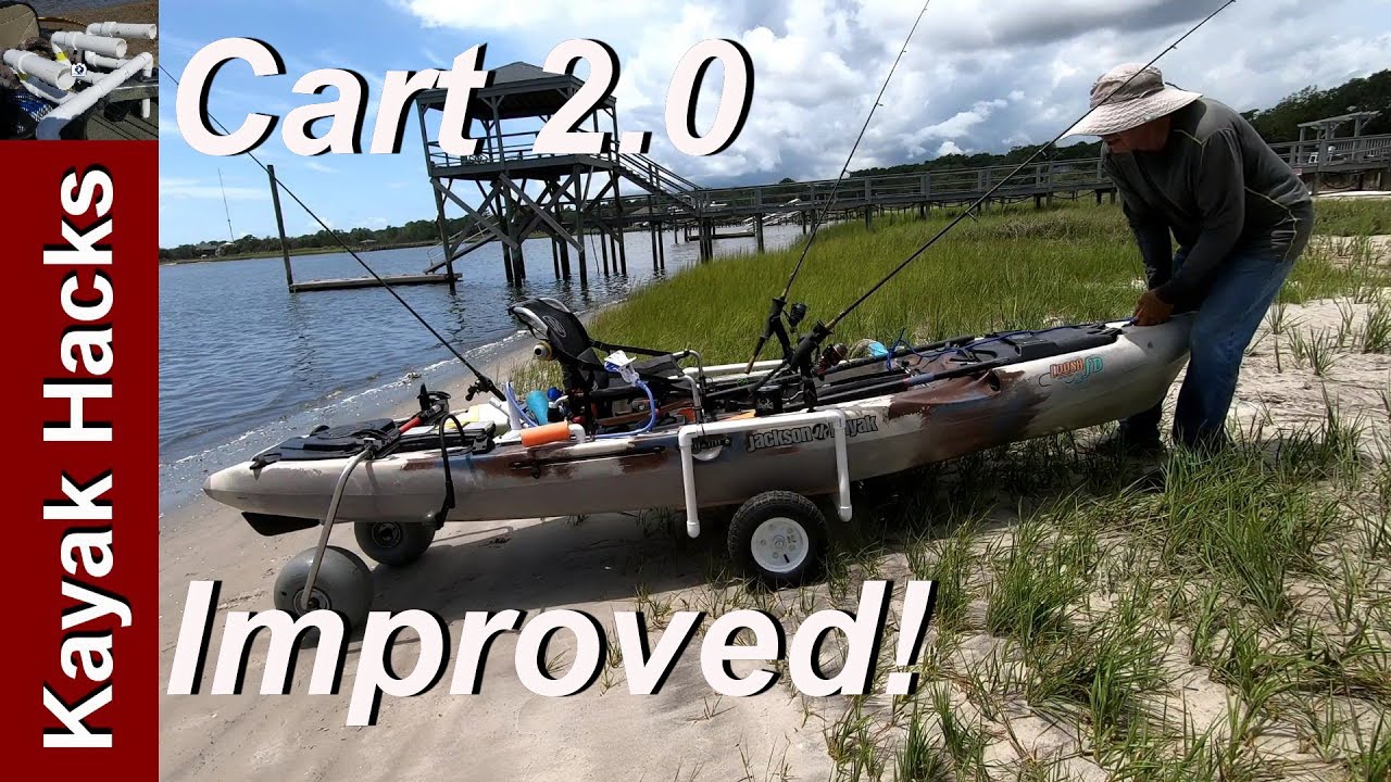IMPROVED! How To Build A Kayak Cart or Kayak Dolly