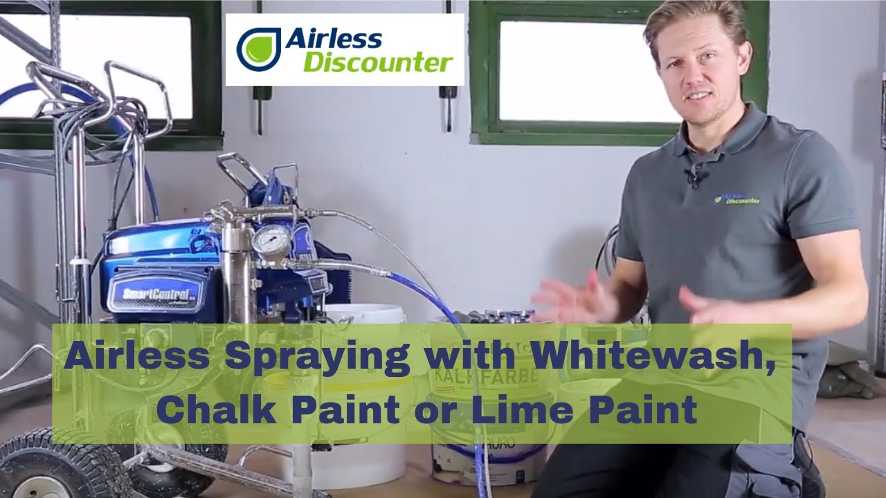 Airless Q&A #12 - Spraying with Whitewash, Lime Paint or Chalk Paint