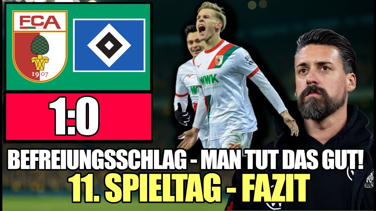 FCA VS. HSV (1:0) | SO WICHTIG! KADE ERL&Ouml;ST UNSEREN FC AUGSBURG! | BUNDESLIGA 11. SPIELTAG