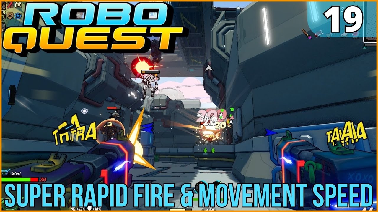 Roboquest Ep.19 | Super Rapid Fire And Movement Speed Ranger Was Very Fun, Playing With @werl_01