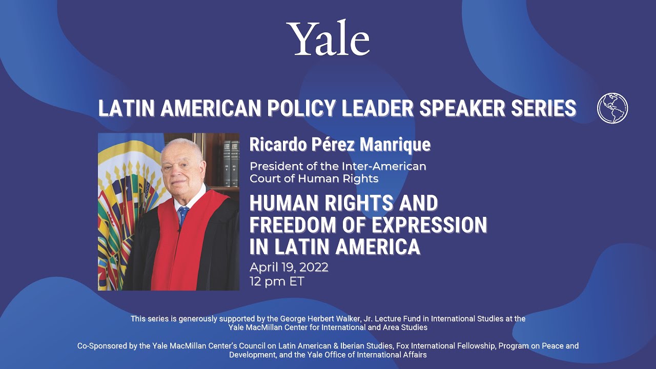 Latin American Policy Leader Series: Ricardo P&eacute;rez Manrique - Human Rights and Freedom of Expression
